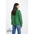 thumbnail image 3 of Plow & Hearth Merino Wool Corina Cardigan Sweater , in Green Size S (4-6), 3 of 4