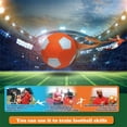 thumbnail image 2 of Enqiretly Ballon de Football Courbé Résistant à l'Usure pour Activités Extérieures Résistant à l'Usure et aux Coups de Pied Pentagonal orange wh, 2 of 6