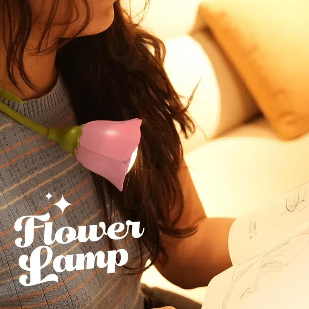 Birthday Gifts for Women,Sunflower Flower Lamp Rechargeable Cordless Led Reading Light,3-Colour Infinitely Dimming Small Night Light for Festival Gifts for Mom Girlfriend Grandma (Yellow)
