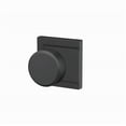 thumbnail image 6 of Schlage Fc172-Swa-Uld Custom Swanson Non-Turning Two-Sided Dummy Door Knob Set - Black, 6 of 7