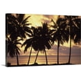 thumbnail image 1 of Great BIG Canvas | "Sunset (Palm Trees In Silhouette), Aitutaki, Cook Islands" Canvas Wall Art - 30x20, 1 of 2