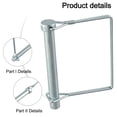thumbnail image 4 of Square pin D-pin Square lock pin Spring pin lock pin pin, 4 of 9