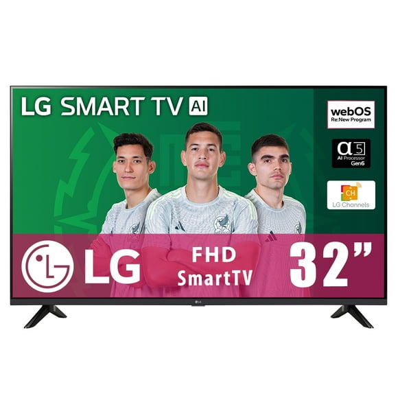 TV LG 32 Pulgadas HD SMART TV AI 2025 webOS 32LR600BPSC