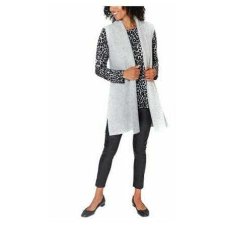 

Mario Serrani Ladies Sleeveless Cardigan (LIGHT GRAY S)
