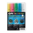 thumbnail image 2 of 1 PK Expo Blue, Bright Green, Bright Pink, Bright Yellow, White Wet Erase Markers, Chisel Tip, 5 PK, 2 of 3