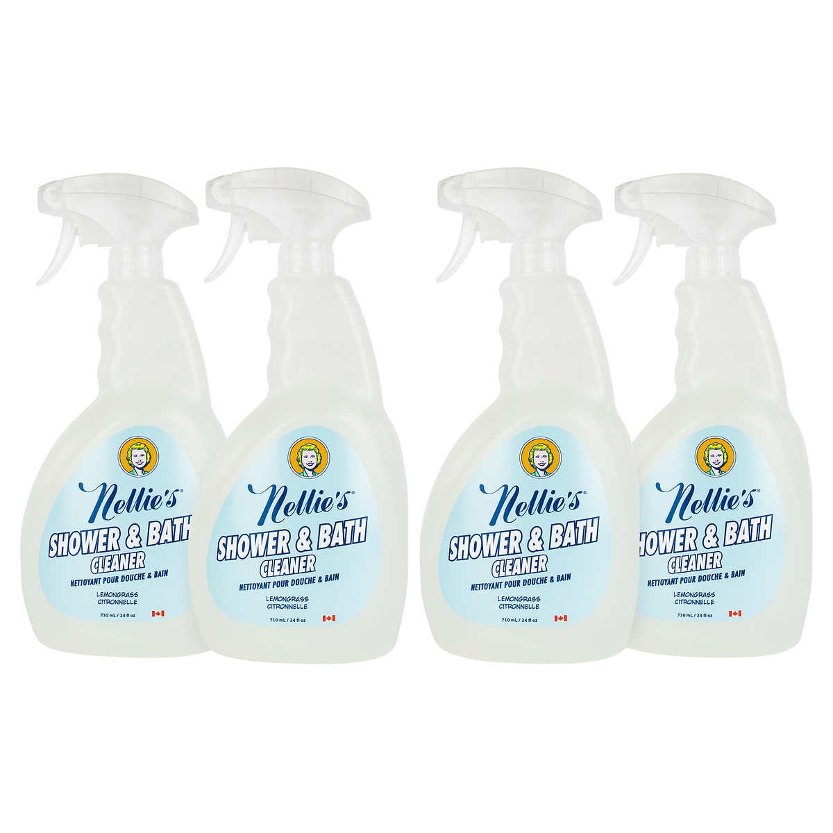 Nellie’s Shower and Bath Cleaner 4pack Walmart Canada