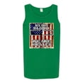 thumbnail image 3 of By His Blood We Are Healed Inspirational/Christian Mens Graphic Tank Top, Kelly, X-Large, 3 of 5