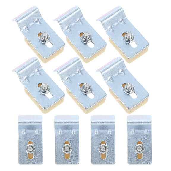 Hemoton 10pcs Heavy Duty Under Mount Sink Clips For Bathroom And Kitchen Washbasin Installation Fasteners Under Mount Kitchen Sink Clips