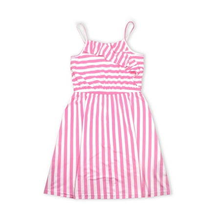 Ruffled Wrap Dress - Ruffle Faux Wrap Yummy Dress (Big Girls)