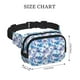 thumbnail image 4 of Disketp Icy Blue Snowflakes Riñonera de Doble Capa, Bolsa de Cintura Ajustable para Viajes, Correr y Senderismo, Riñonera Ligera para Hombre y Mujer, 4 of 9