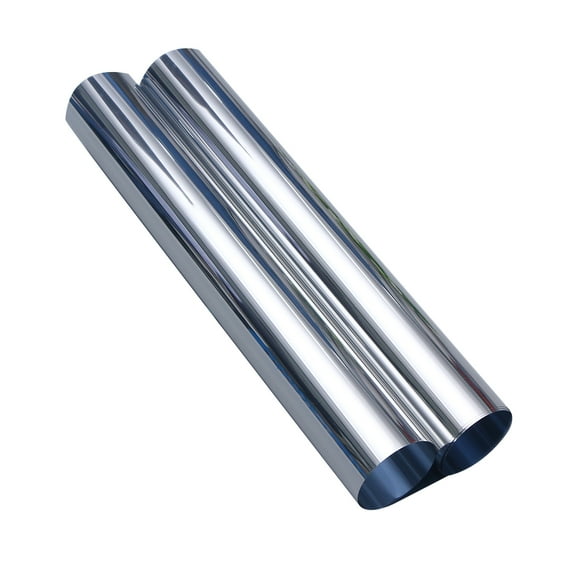 FUEENIRVA Window Film Sun Blocking Silver Grey 1Pcs 15.7In Width 39.4In Length Pet Film