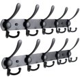 thumbnail image 1 of Hweilai (15 Hooks, 2 Pack)Wall Coat Racks, Wall Coat Rack, Coat Racks, Stainless Steel Wall Coat Rack, Coat Rack, Black Wall Hook, 1 of 5