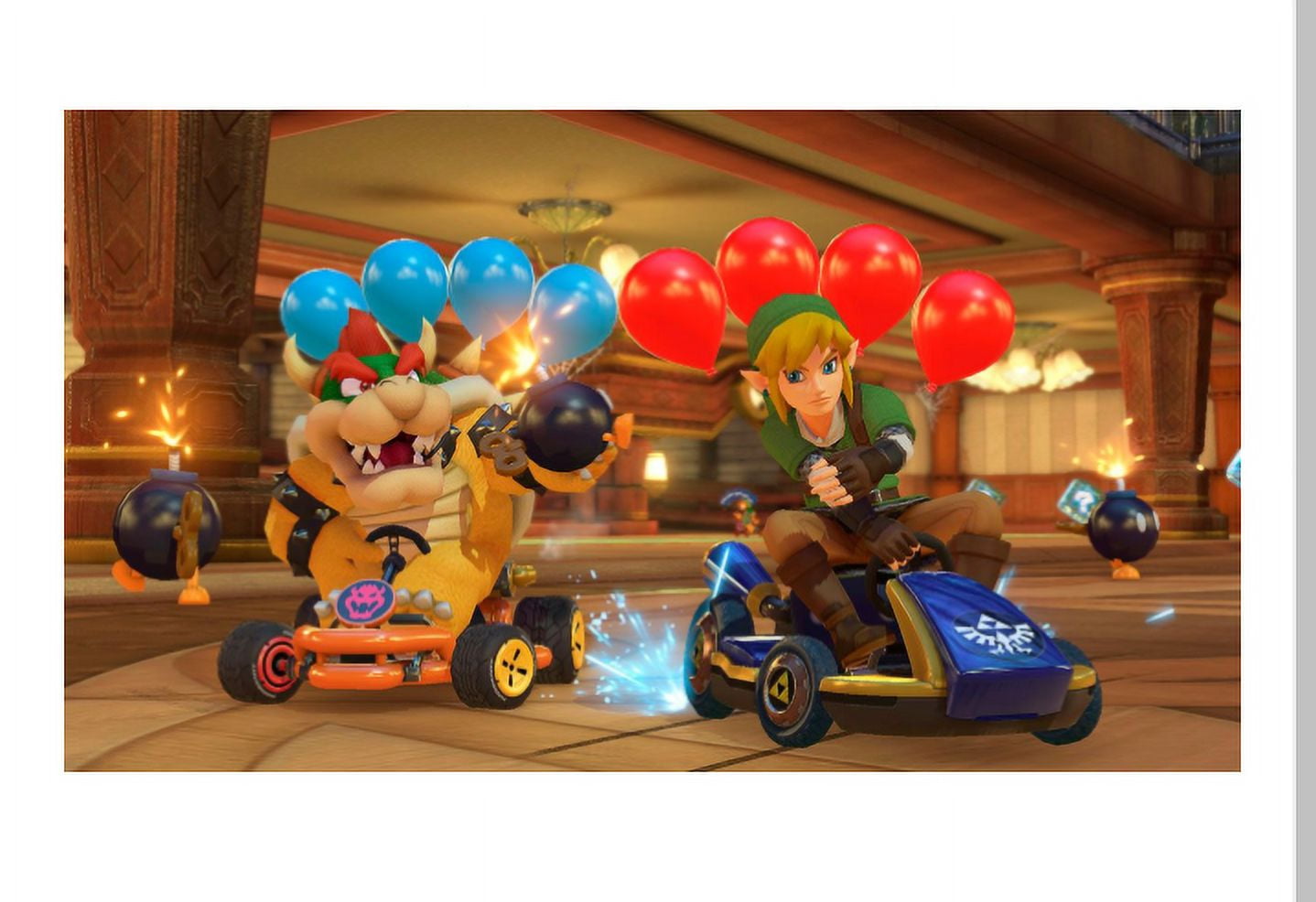 Nintendo Switch, Neon Red/Blue Joy-Con, Mario Kart 8 Deluxe