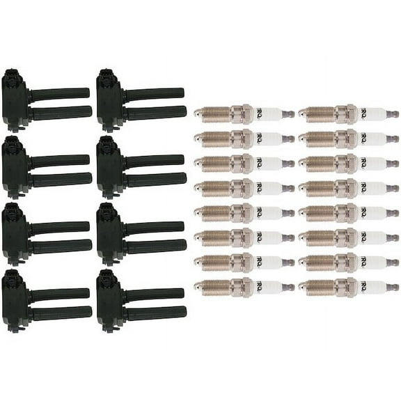Ignition Coil and Spark Plug Kit - Compatible with 2011 - 2021 Dodge Challenger 6.4L V8 2012 2013 2014 2015 2016 2017 2018 2019 2020