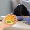 thumbnail image 5 of Rirozkan Squishies Sensory Stress Toys, Slow Rising Soft Fidget, Simulation Cream Puff Bread, Stress Relief Squeeze for Anxiety, 5 of 7