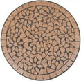thumbnail image 3 of vidaXL 3 Piece Bistro Set Ceramic Tile Terracotta, 3 of 5