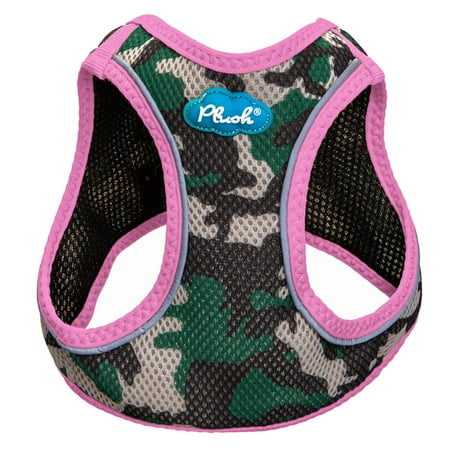Plush Step In Air Mesh Harness Camo/Pink 2XS