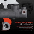 thumbnail image 2 of A-Premium Brake Master Cylinder with Reservoir and Cap Compatible with Mazda Vehicles - Miata 1990 1991 1992 1993 1994 1995 1996 1997 - Replaces NA01-43-400B, NA01-43-400D, 2 of 7