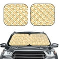 thumbnail image 2 of Cauagu Happy St. Patrick's Day Cauagu {designName} Print Foldable Car Windshield Sun Shade | Front Windshield Shade for Sun | Fits Small Sedans, Mini SUVs, Hatchbacks-Medium, 2 of 6