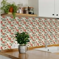 thumbnail image 3 of Mi Alma Red Green Rose Peel & Stick Tiles - Vinyl Backsplash 8x8, 3 of 14