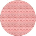 thumbnail image 1 of Ahgly Company Indoor Round Patterned Bean Red Area Rugs, 8' Round, 1 of 6