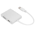 thumbnail image 1 of Convertidor HDMI, 4 en 1 USB3.0 Adaptador de EE. UU. Hub Adaptador VGADVIHDMILAN de EE. UU. Instalación sin esfuerzo, 1 of 9