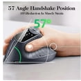 thumbnail image 4 of Saker Ergonomic Triple,Ergonomic Vertical Mouse: Tri-Mode Wireless, Rechargeable, 4 of 5