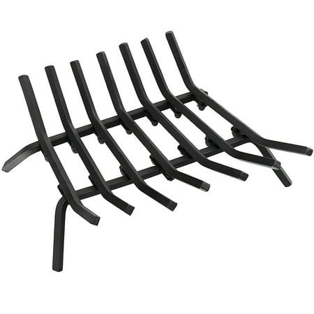 

Costway 18 inch Fireplace Log Grate Heavy Duty Steel Firewood Burning Rack Holder