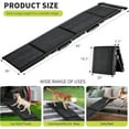 thumbnail image 3 of GloryStar 63" Long Dog Ramp for Cars, 20" Wide Folding Pet Ramp with Non-Slip Surface, Portable Ramp for Large Dogs, SUVs & Trucks, 3 of 7