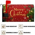 thumbnail image 5 of Merry Christm Mailbox Cover Winter Snowflake Xmas Magnetic Mailbox Covers 21" X 18" Bells Mail Box Covers Magnetic Standard Size for Yard Home Decor, 5 of 6