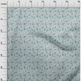 thumbnail image 3 of oneOone Cotton Jersey Light Blue Fabric Travel Dress Material Fabric Print Fabric By The Yard 58 Inch Wide, 3 of 4