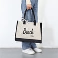 thumbnail image 3 of Bolsa de hombro con patrón a cuadros de cebra a la moda, de mano de compras de color para mujer (estilo 14) Likrtyny  Para Estrenar, 3 of 6