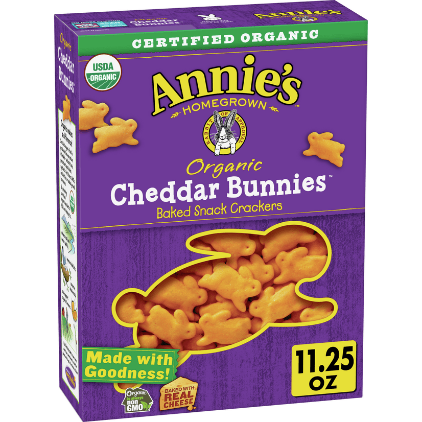Photo 1 of Cascadian Farm Organic Vanilla Chia Crunch, Whole Grain Oats, 12.5 oz. Annie's Baked Snack Crackers, Organic, Cheddar Bunnies - 11.25 oz 2 pack 