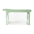 thumbnail image 2 of Linnome Transparent PVC Stationery Bag Waterproof Large Capacity Pencil Pouch - Clear Triangular Teens Pen Bag with Zipper & Loop - Exam Office Travel Makeup Organizer Case, 2 of 6