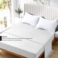 thumbnail image 3 of 800 Thread Count Egyptian Cotton 2-Piece Pillow Sham Set with Flanged Border, Euro Size (Non-Standard) (26" x 26") White Solid, 3 of 4