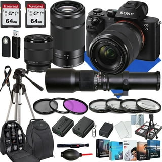 Sony A6700 Mirrorless Camera with 18-135mm Lens - PixiBytes Basic Bundle 