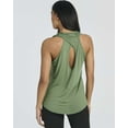 thumbnail image 3 of Real Essentials 5 Pack: Women's Crossback Keyhole Open Back Workout Tank Top Dry-Fit Sleeveless Yoga Gym (Available In Plus), 3 of 7