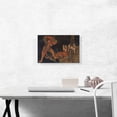 thumbnail image 2 of ARTCANVAS A Priest Practicing the Tantra, a Demon Before Him, and a Wolf Behind Canvas Art Print by Katsushika Hokusai - Size: 18" x 12" (0.75" Deep), 2 of 9