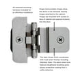 thumbnail image 3 of Hickory Hardware P5312-SN Satin Nickel Double Demountable Hinge, 3 of 5