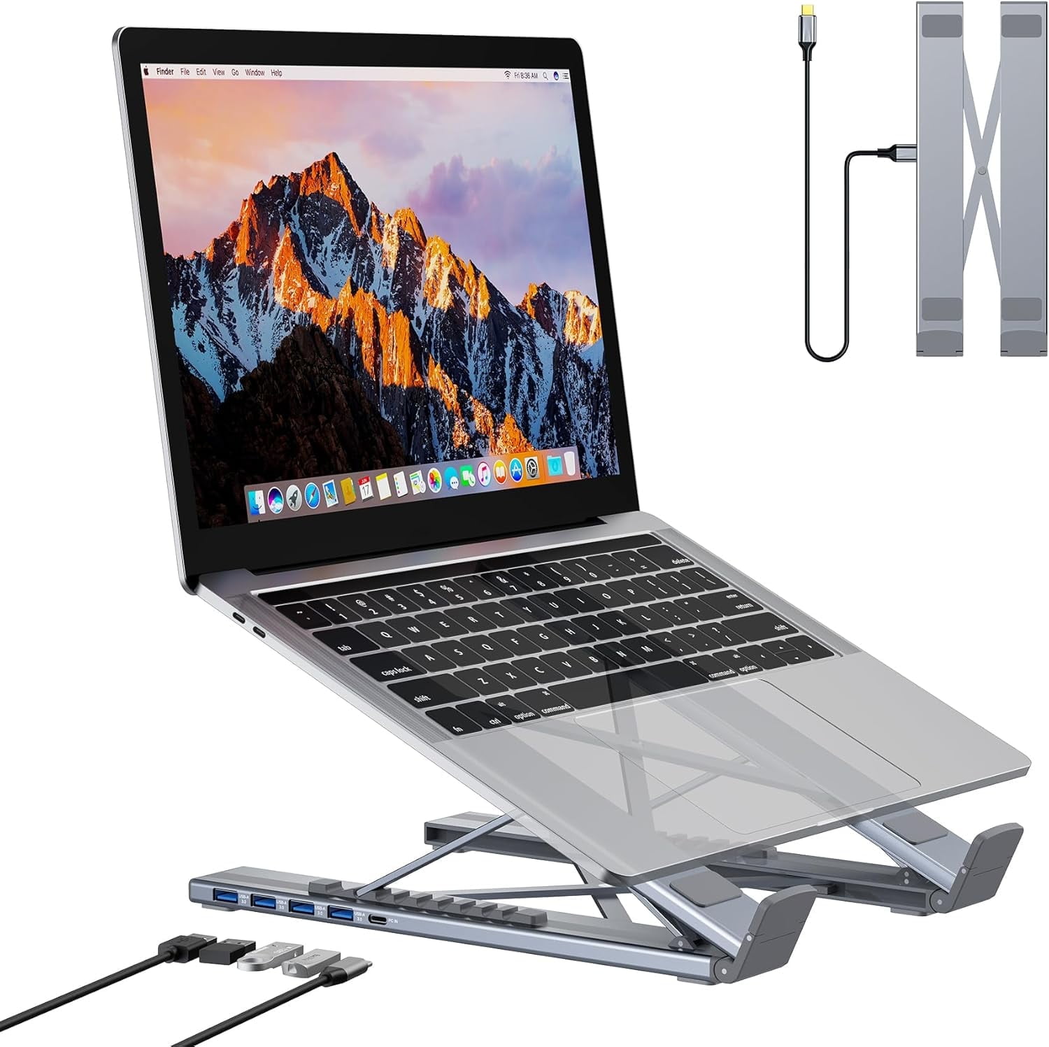 Dell 7-in-1 USB-C Multiport Adapter DA310 - Laptop Computer Cable