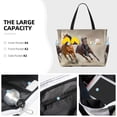 thumbnail image 3 of Honeii Horses free run on desert for Tote Bag with Adjustable Strap,Beach Bag, Waterproof Sandproof Beach Tote Bag, Large Capacity Foldable Beach Bags, 3 of 7