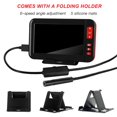 thumbnail image 2 of Industrial Endoscope Borescope Inspection Camera 4.3inch HD 1080P Display Screen Built-in 8 LEDs 8mm Lens 2000mAh Rechargeable Lithium Battery 5m, 2 of 5