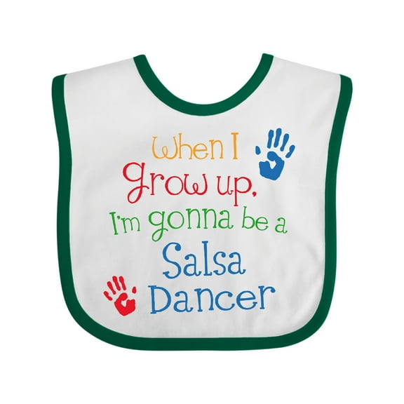 Inktastic Salsa Dancer Future Boys or Girls Baby Bib