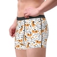 thumbnail image 2 of Disketp Cute Dog Men's Boxer Briefs,Soft and Breathable Cotton Underwear with ComfortFlex Waistband, 2 of 7