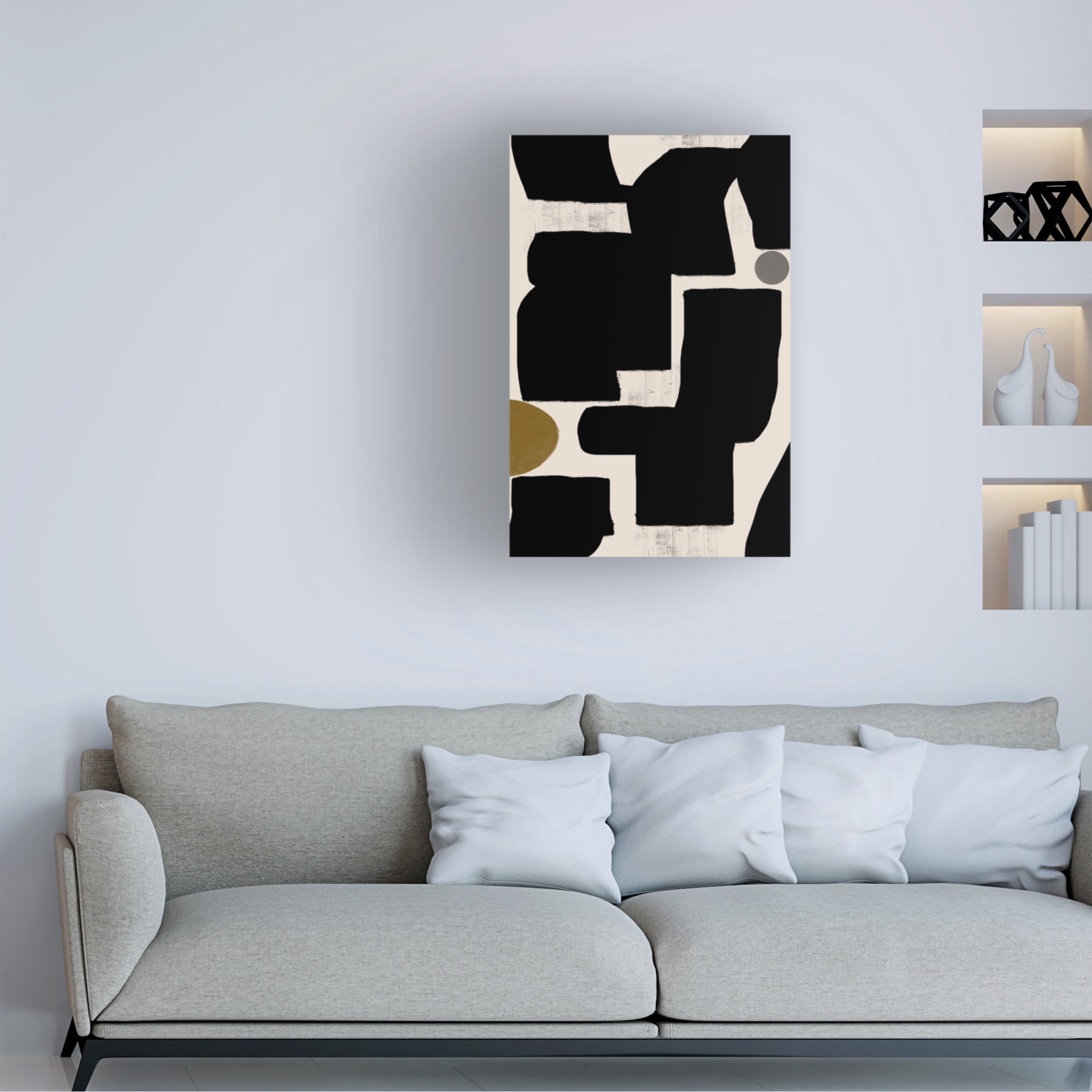 Trademark Fine Art THE MIUUS STUDIO Abstract Art No1 Canvas Wall Art