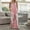 18-Pink, variant on Gaecuw Jumpsuits for Women Summer Sleeveless Cold Shoulder Strapless Overall with Pockets V Neck Band Collar Solid Onesie One Piece Outfits Casual Loose Long Pants Wide Leg Summer Romper Ankle Length