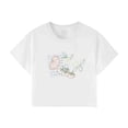 thumbnail image 3 of Trendfront Womens Crop Top Crewneck Novelty Pattern Graphic Printed Short Sleeve T Shirts Y2K Fashion Casual Streetwear Short Baby Tee, 3 of 3
