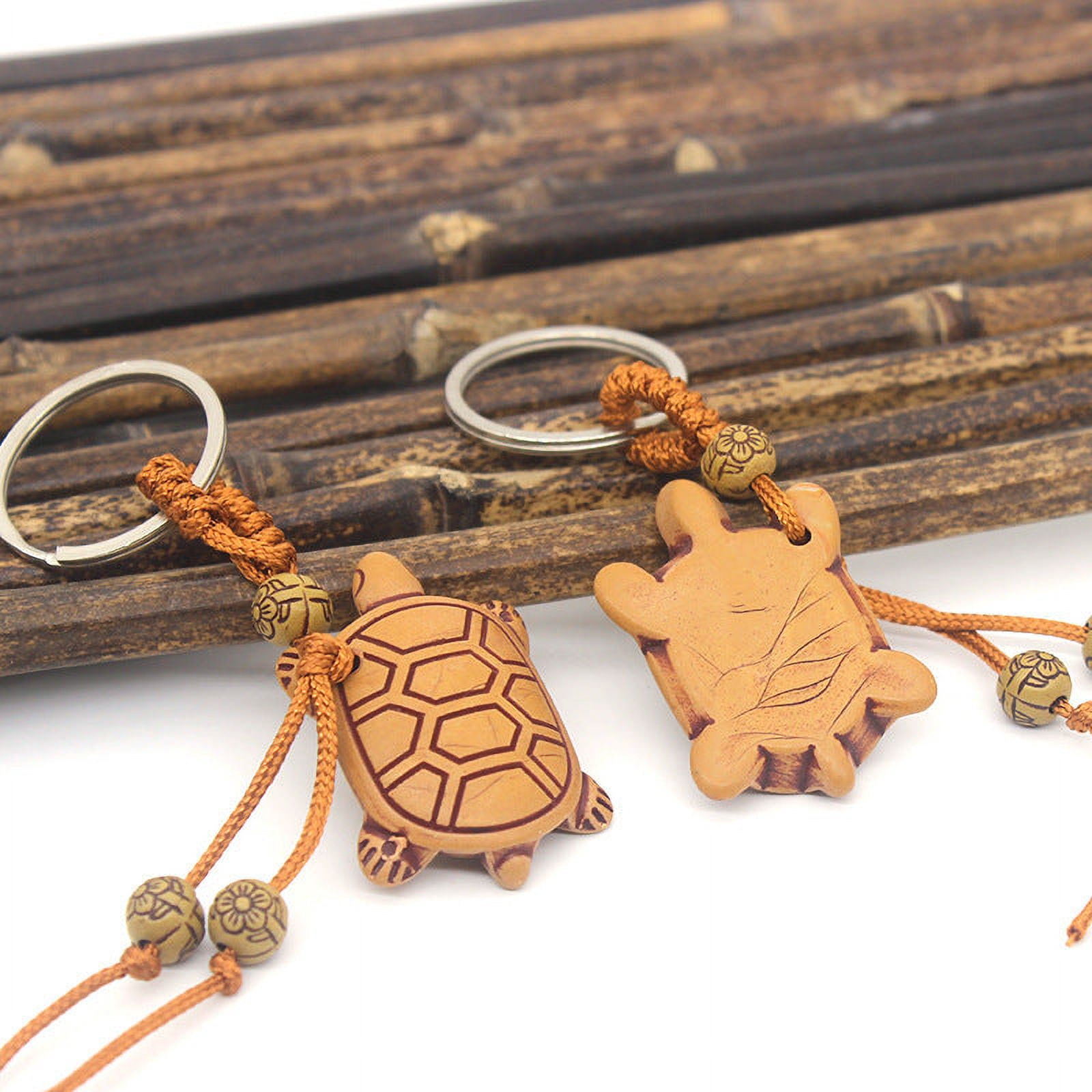 Animal Keychains Cute Horse Key Rings Plastic Turtle Key Chain Elephant Decorative Accessories for Bags Purses