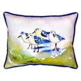thumbnail image 2 of Betsy Drake HJ956 Green Sanderlings Indoor & Outdoor Throw Pillow- 16 x 20 in., 2 of 4