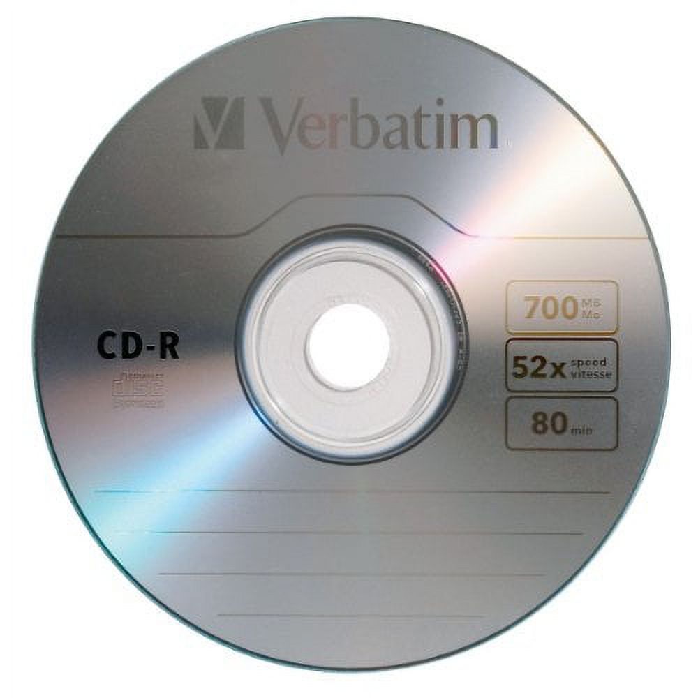 Verbatim CD-R Discs - 700MB/80min - 100 Pack Spindle - image 2 of 5